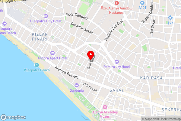 Baronessa Apart Hotel - Hotel Location Map