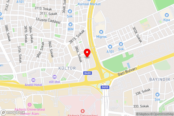 Basement Floor, Erasta Mall karşısı, Merkezi '20' - Hotel Location Map