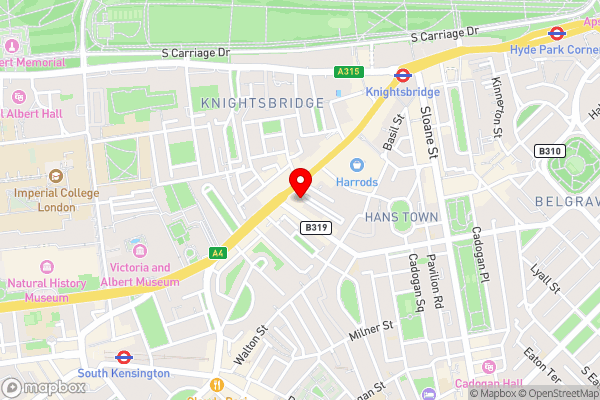 Beaufort House - Knightsbridge - Hotel Location Map
