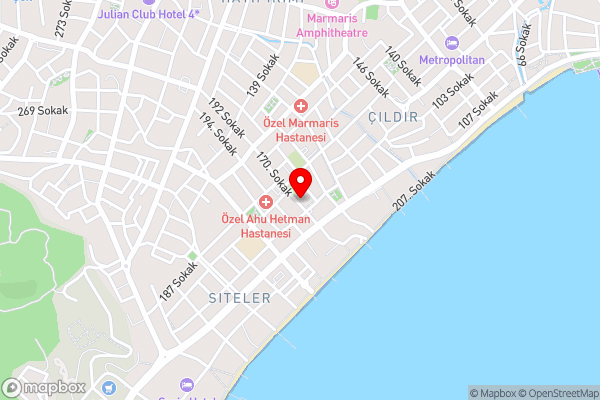 Begonville Hotel - Hotel Location Map
