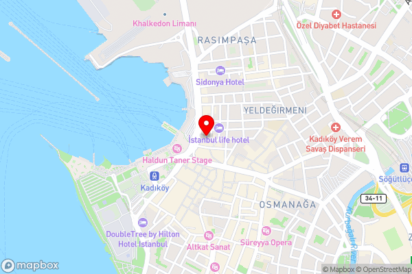 Bella Hotel - Hotel Location Map