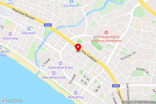 Bella Rose Apart Hotel & Renovated in 2023 - Hotel Location Map