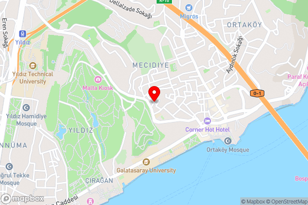 Bellezza Hotel Ortakoy - Hotel Location Map