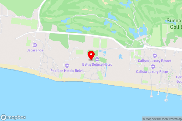 Bellis Deluxe Hotel - Hotel Location Map