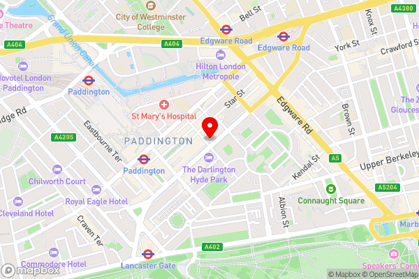 Belmont Hotel - Hotel Location Map