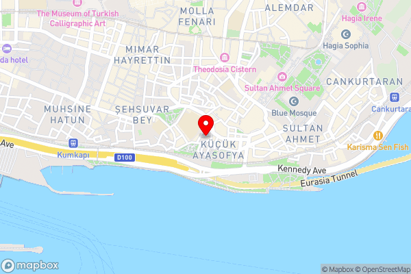 Bereket traveler Hotel - Hotel Location Map
