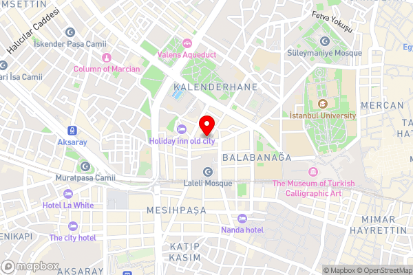 Bergama Hotel - Hotel Location Map