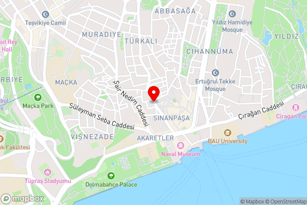 Besiktas Otel - Hotel Location Map