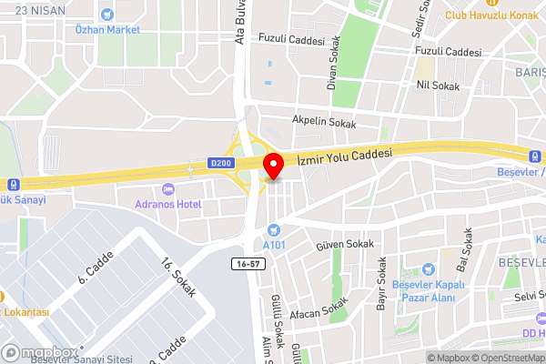 BEST HOTEL BURSA - Hotel Location Map
