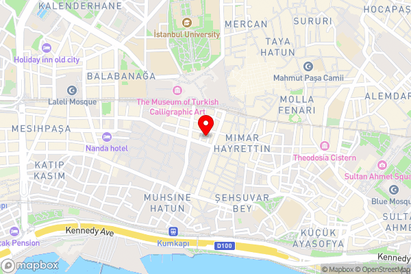Beyhan Hotel - Hotel Location Map