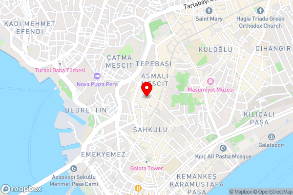 BeyPort Hotel Taksim - Hotel Location Map