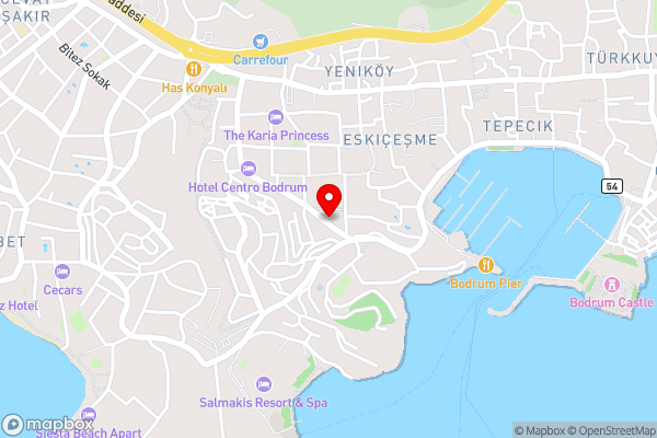 Bircan Hotel - Hotel Location Map
