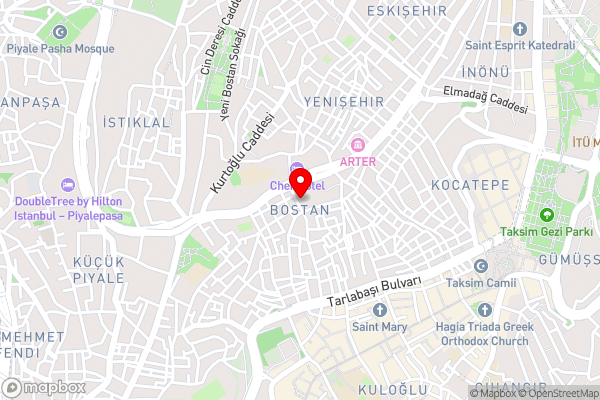 Black Art Otel - Hotel Location Map