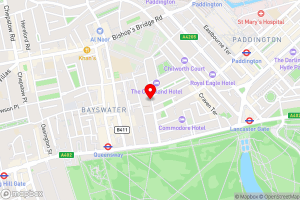 Blakemore Hyde Park - Hotel Location Map