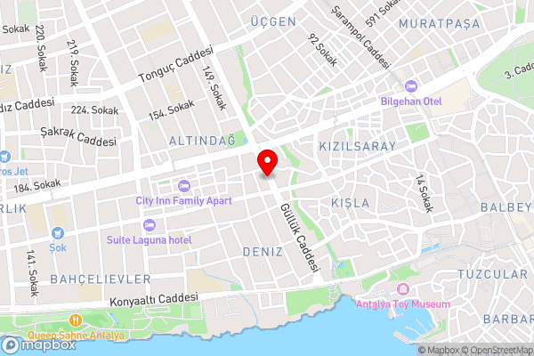 Blue Apartments City Centre - Hotel Location Map