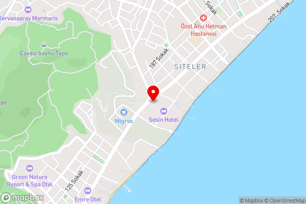 Blue Bay Platinum - Hotel Location Map