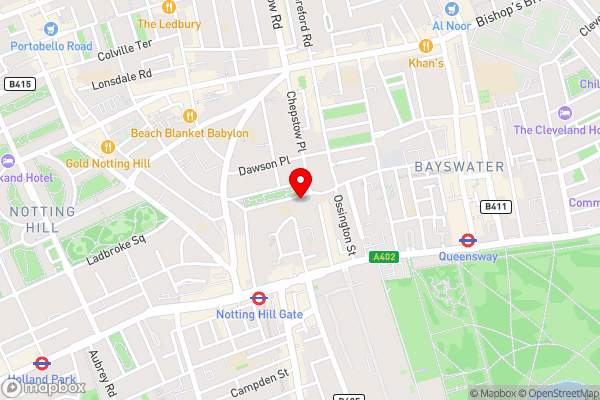 Blue Bells Hotel - Hotel Location Map