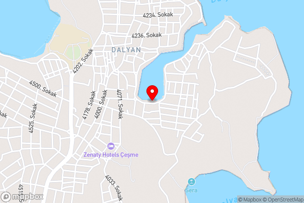 Blue Cruise - Hotel Location Map