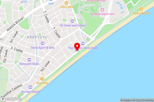 Blue Garden Hotel - Hotel Location Map