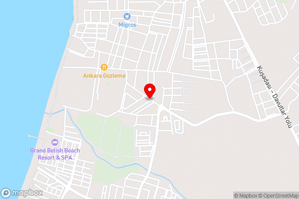 Blue Golden Sea Hotel - Hotel Location Map