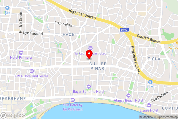 Blue Heaven Apart Hotel - Hotel Location Map