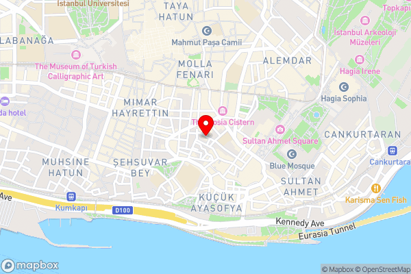 Blue Istanbul Hotel - Hotel Location Map