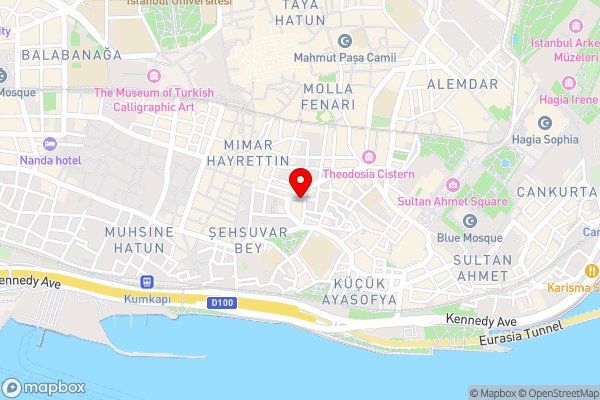 BLUE MARMARA SUITES - Hotel Location Map