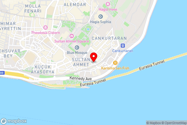 Blue Mosque Suites - Hotel Location Map