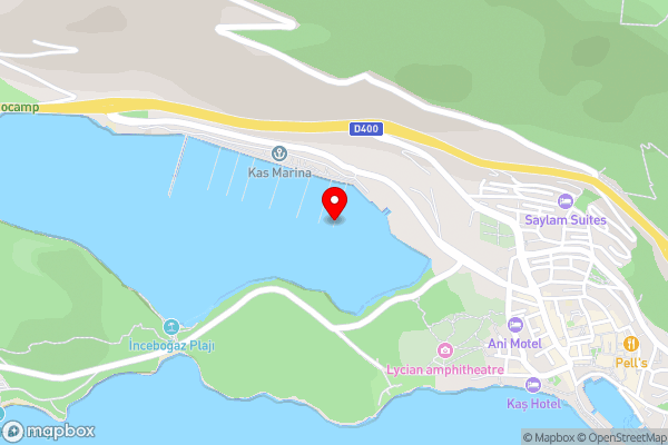 Blue Neptune Yacht - Hotel Location Map