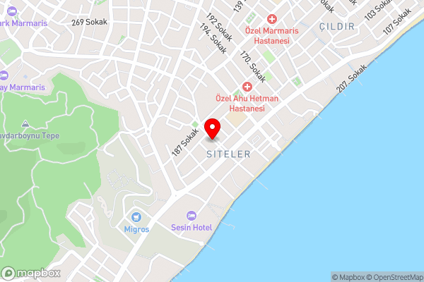 Blue Palace Apart Hotel - Hotel Location Map