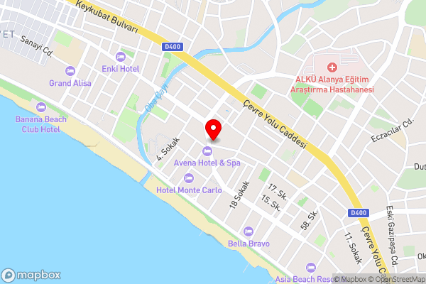 Blue Wave Suite Hotel - Hotel Location Map