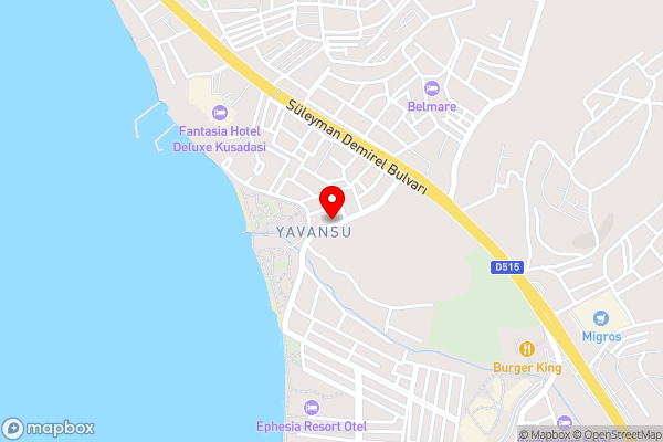 BLUEGOLDENSEAHOTEL - Hotel Location Map