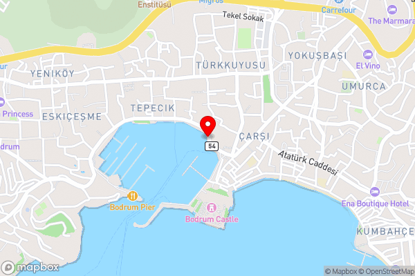 Boat Onelli - Hotel Location Map