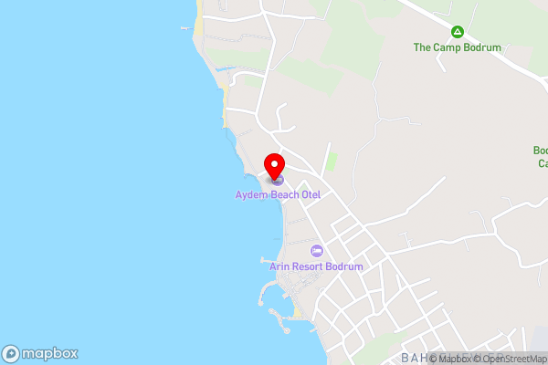 Bodrum Ada Apart Otel Turgutreis - Hotel Location Map