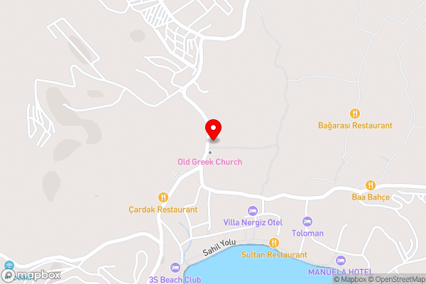 Bodrum Bitez Özel Havuzlu Muhafazakar 5+1 Villa - Hotel Location Map