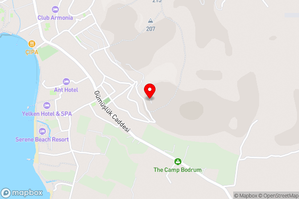 Bodrum eaSon Villa & House 350m2 Full Sea View with Private Infinity Pool - Hotel Location Map