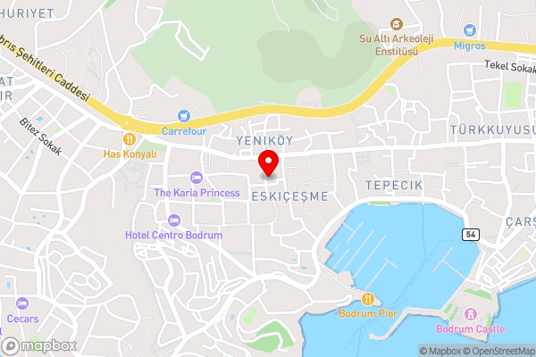 Bodrum Local House - Hotel Location Map