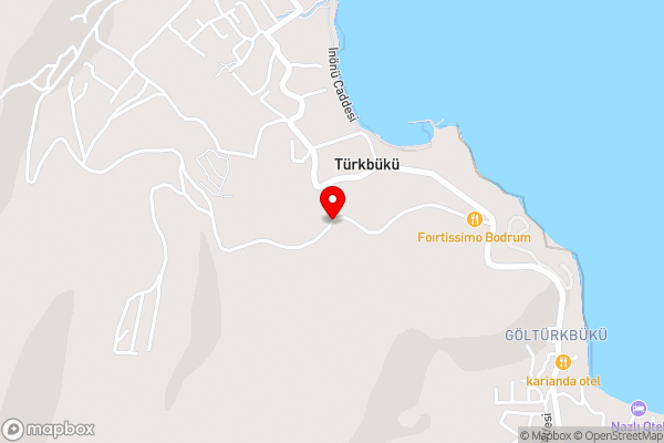 Bodrum Turkbuku Luxury Seaview Dublex wPool & Terrace Villa - Hotel Location Map