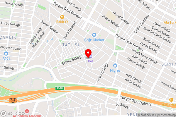 Bof Hotels Ceo Suites Atasehir - Hotel Location Map