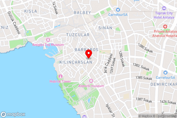 Boho Apart Hotel Kaleici Ultra Lux Apart 2 - Hotel Location Map