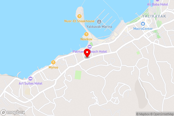 Bona Me Yalıkavak - Hotel Location Map