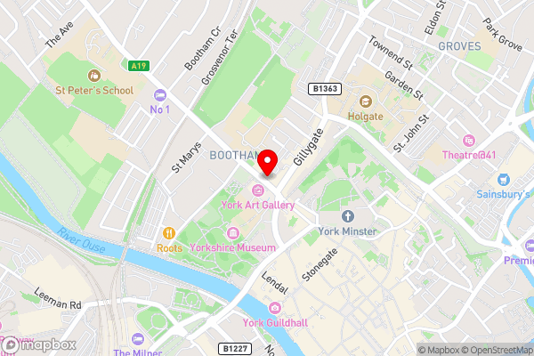 Bootham Retreat- Superb City Centre Hideaway - Hotel Location Map