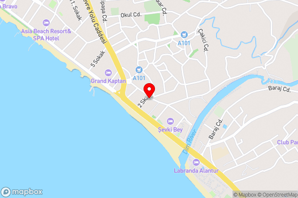 Bora Bora Butik Hotel - Hotel Location Map