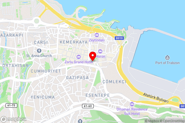 BORDO SUİTE HOTEL - Hotel Location Map