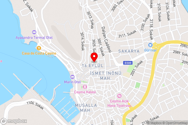 Brothers Çeşme Boutique Hotel - Hotel Location Map