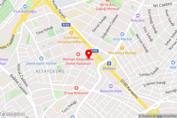 Burgu Arjaan by Rotana Istanbul Asia - Hotel Location Map