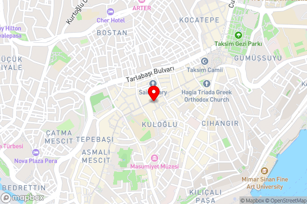 Burj Al Istanbul - Hotel Location Map