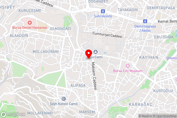 BURSA GRAND FAMİLY HOTEL & SpA - Hotel Location Map