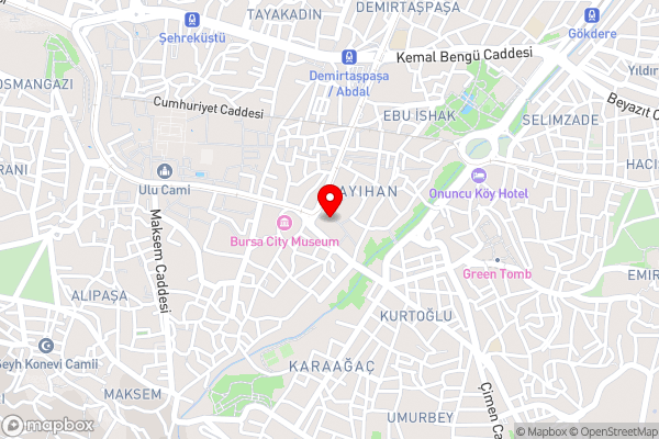 Bursa Suites Apart Otel - Hotel Location Map