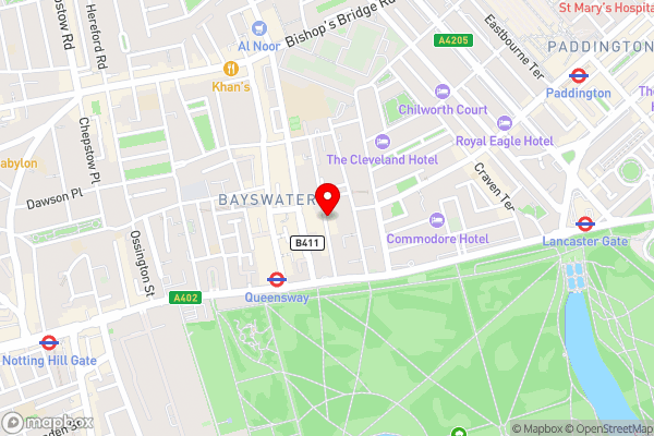 Byron Hotel - Hotel Location Map